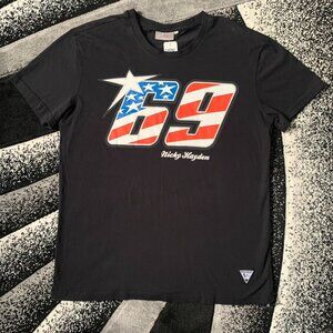 MotoGP Motorcycle Racing 2006 Nicky Hayden World Champion Stars and Stripe Shirt